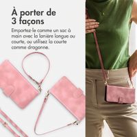 imoshion Etui de télephone portefeuille avec cordon Motorola Edge 70 Fusion - Rose