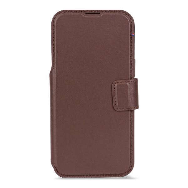 Decoded Portefeuille détachable 2 en 1 en cuir MagSafe Apple iPhone 17 Pro - Chocolate Brown