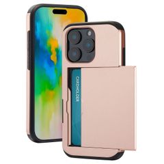 imoshion Coque arrière avec porte-cartes Apple iPhone 16 Pro - Rose Doré