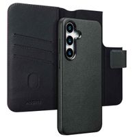 Accezz Étui de téléphone portefeuille en cuir 2-en-1 avec MagSafe Samsung Galaxy S25 Plus - Onyx Black