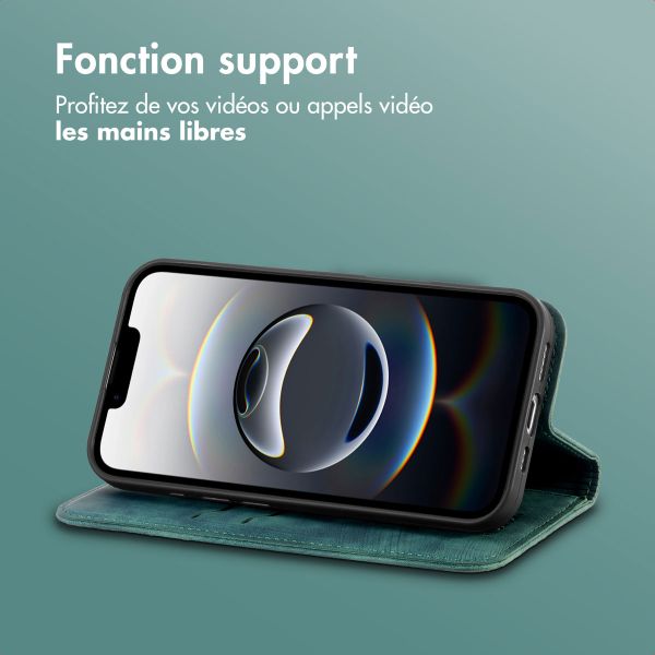 imoshion Étui de téléphone portefeuille Slim Apple iPhone 16e - Vert