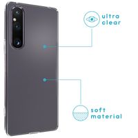 imoshion Softcase Back Cover Sony Xperia 1 V - Transparent