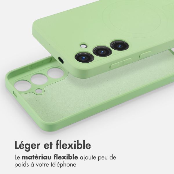 imoshion Coque Couleur avec MagSafe Samsung Galaxy S24 Plus - Vert