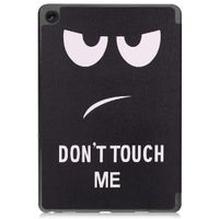 imoshion Coque tablette Design Trifold Lenovo Tab M10 Plus (3rd gen) - Don't touch