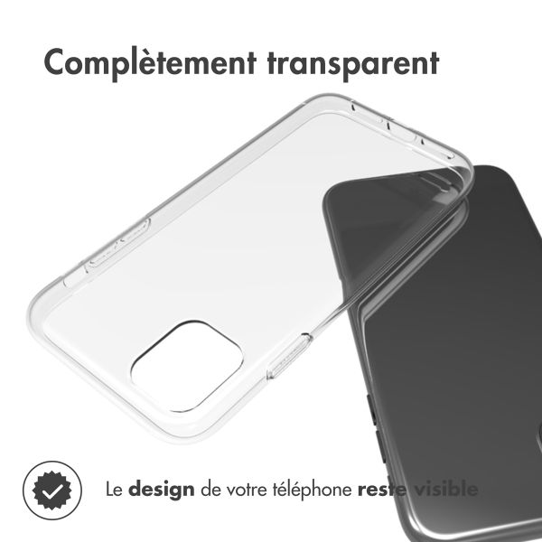 Accezz Coque Clear iPhone 11 - Transparent