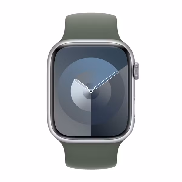 Apple Bracelet Boucle unique en Silicone Apple Watch | 38/40/41/42 mm - Taille 4 - Cypress