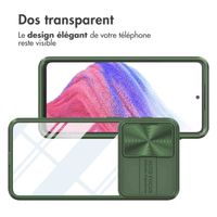 imoshion Coque arrière Camslider Samsung Galaxy A53 - Vert foncé