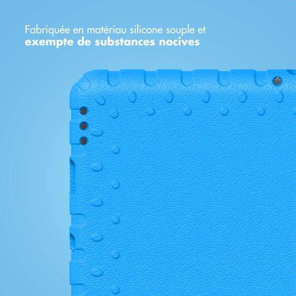 imoshion Coque kidsproof avec poignée Samsung Galaxy Tab A11 / A9 8.7 pouces - Bleu