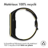 imoshion Bracelet sportif en silicone Samsung Galaxy Fit 2 - Noir / Jaune