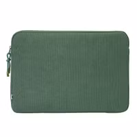 Selencia Pochette ordinateur Corduroy 13-14 pouces - Sage Green