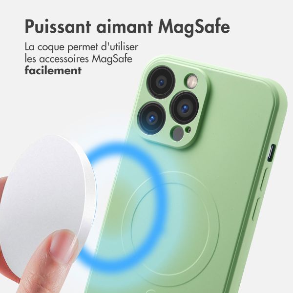 imoshion Coque Couleur avec MagSafe Apple iPhone 13 Pro Max - Vert