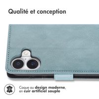 imoshion Étui de télephone portefeuille Apple iPhone 17 - Air Blue