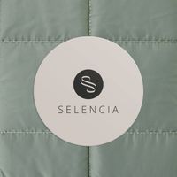 Selencia Pochette ordinateur Puffy 15-16 pouces - Sage Green