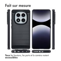 imoshion Coque Brushed Xiaomi Redmi Note 14 Pro (4G) - Noir