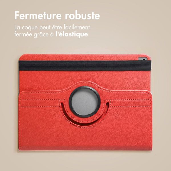 imoshion Coque tablette rotatif à 360° Apple iPad 9 (2021) 10.2 pouces / iPad 8 (2020) 10.2 pouces / iPad 7 (2019) 10.2 pouces - Rouge