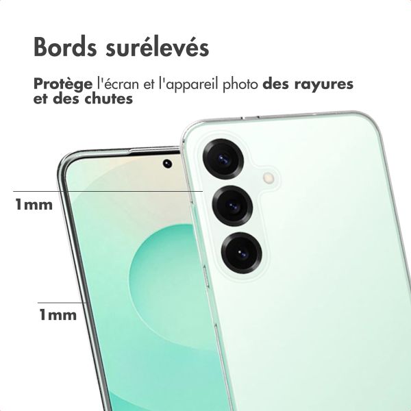 Accezz Coque Clear Samsung Galaxy S25 FE - Transparent