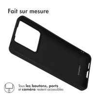 imoshion Coque Couleur Xiaomi Redmi Note 13 Pro (5G) / Poco X6 - Noir