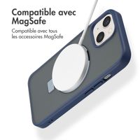 Accezz Coque Ring Stand avec MagSafe iPhone 15 - Blue