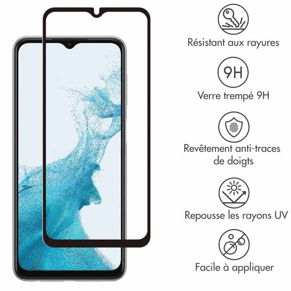 Accezz Protection d'écran en verre trempé Full Cover Samsung Galaxy A23 (5G)