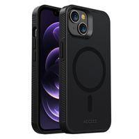 Accezz Coque Givrée Robuste avec MagSafe Apple iPhone 14 - Noir