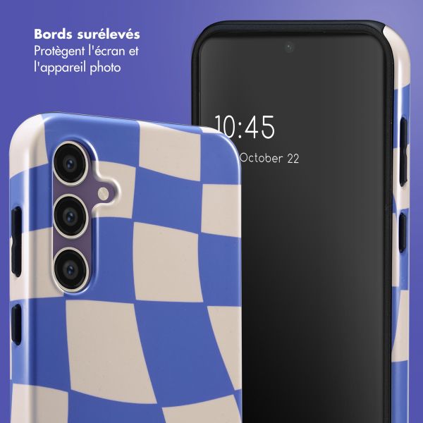 Selencia Coque arrière Vivid Samsung Galaxy S23 FE - Groovy Sapphire Blue