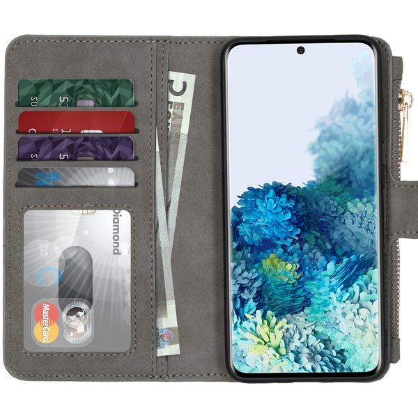 Porte-monnaie de luxe Samsung Galaxy S20 - Gris