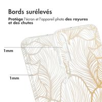 imoshion Coque Design Samsung Galaxy A25 (5G) - Golden Leaves Transparent