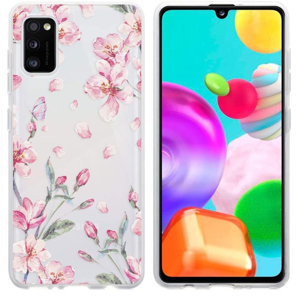 imoshion Coque Design Samsung Galaxy A41 - Fleur - Rose