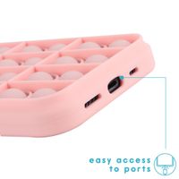 imoshion Pop It Fidget Toy - Coque Pop It iPhone 12 (Pro) - Rose