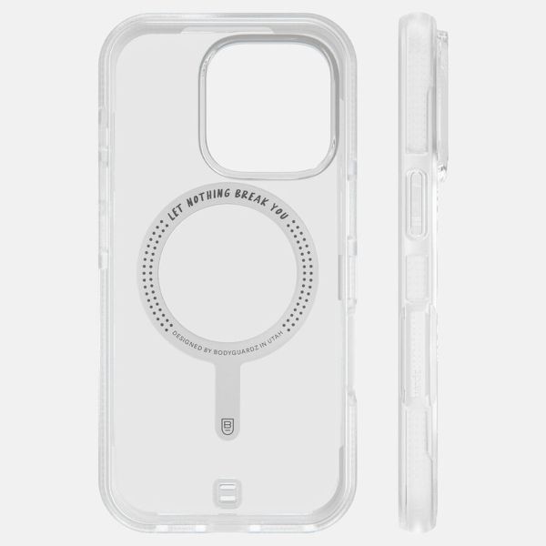 BodyGuardz Coque Ace Pro MagSafe Apple iPhone 16 Pro - Clear / White