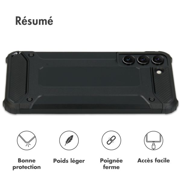 imoshion Coque Rugged Xtreme Samsung Galaxy S22 Plus - Noir