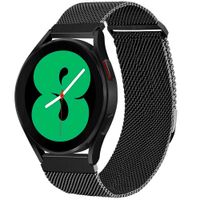 imoshion Bracelet magnétique milanais  - Connexion universelle 20 mm - Taille S - Noir