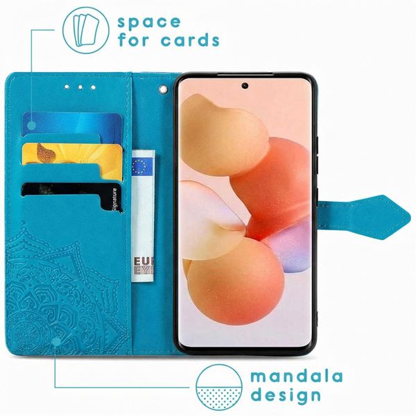 imoshion Etui de télephone Mandala Xiaomi 12 Lite - Turquoise