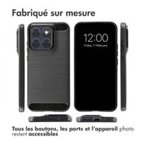 imoshion Coque Brushed Motorola Edge 70 Fusion - Noir