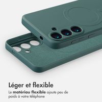 imoshion Coque Couleur avec MagSafe Samsung Galaxy S25 Plus - Vert foncé