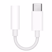 Apple Adaptateur de connexion audio USB-C vers Jack 3,5 mm - Blanc