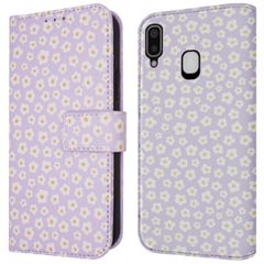 imoshion Étui de télephone portefeuille Design Samsung Galaxy A20e - White Daisy