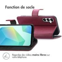 imoshion Étui de téléphone portefeuille Luxe Samsung Galaxy A56 - Bordeaux