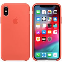 Apple Coque en silicone Apple iPhone Xs / X - Nectarine