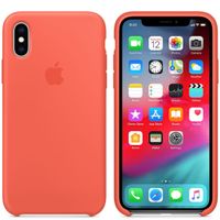 Apple Coque en silicone iPhone Xs / X - Nectarine