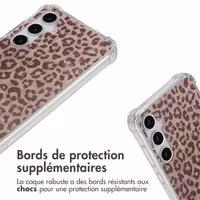 imoshion Coque Design avec cordon Samsung Galaxy A55 - Leopard Mood