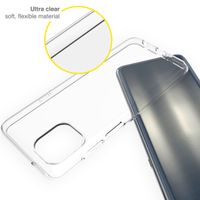 Accezz Coque Clear Motorola Edge 20 Lite - Transparent