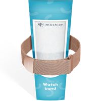 imoshion Bracelet magnétique milanais Apple Watch Series 1 - 11 / SE / Ultra (44/45/46/49 mm) - Taille S - Rose Doré