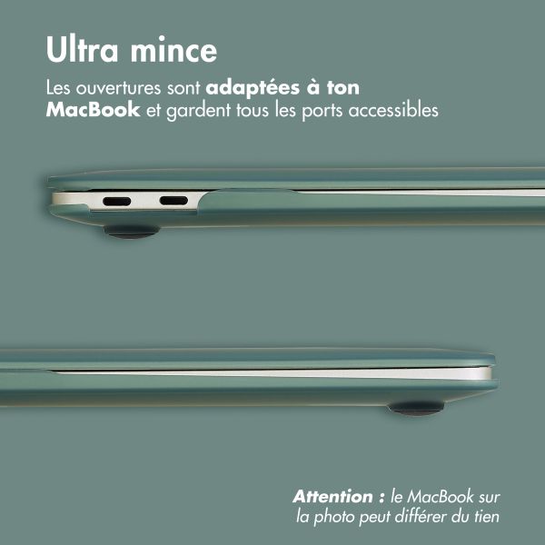 imoshion Coque Laptop Apple MacBook Pro 13 pouces (2020 / 2022) - Vert foncé