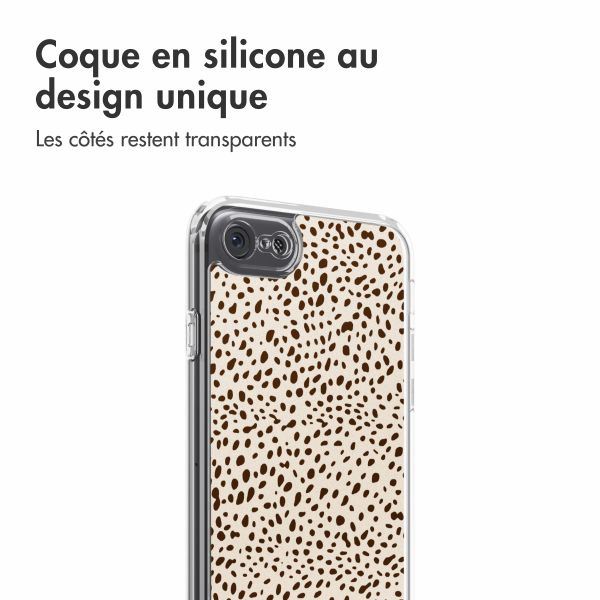 imoshion Coque Design Apple iPhone SE (2022 / 2020) / 8 / 7 - Desert Dots