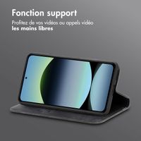 imoshion Étui de téléphone portefeuille Slim Xiaomi Redmi Note 14 (5G) - Noir