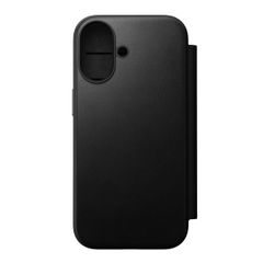 Nomad Étui de télephone portefeuille Modern Leather Folio Apple iPhone 17 - Noir