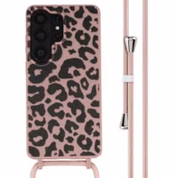 imoshion Coque design en silicone avec cordon Samsung Galaxy S26 Ultra - Animal Pink