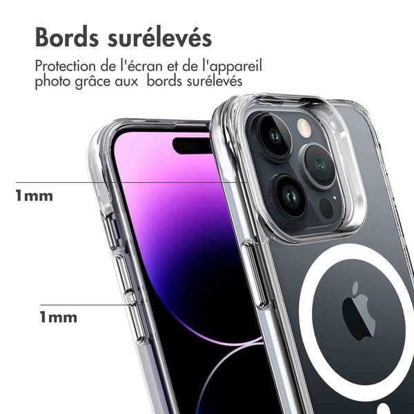 imoshion Coque Rugged Air MagSafe Apple iPhone 14 Pro - Transparent