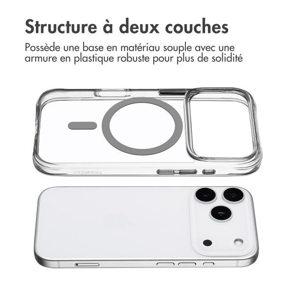 imoshion Coque Rugged Air MagSafe Apple iPhone 17 Pro - Transparent